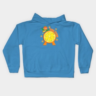 think orange Kids Hoodie